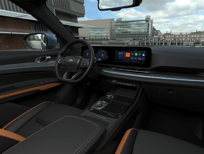 Màn hình trung tâm cảm ứng 12.3″