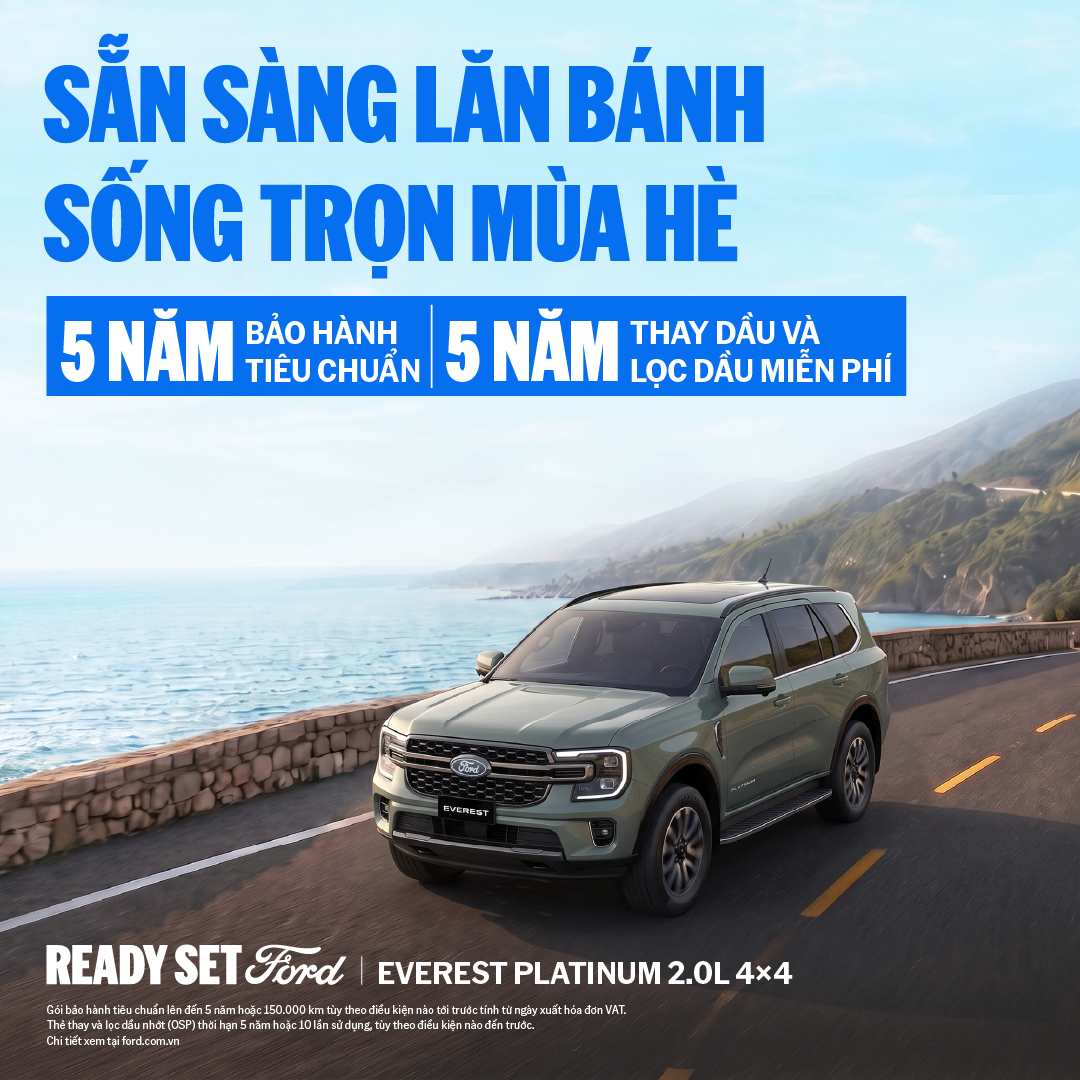 Ưu đãi Ford Everest tại Nam Định Ford